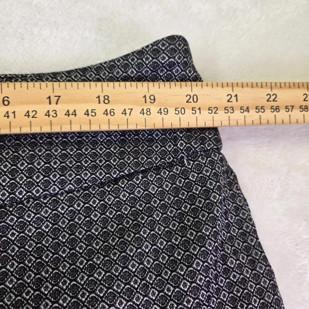 Cato Black White Geometric Diamond Print Classic Skirt Womens Plus 22W Office